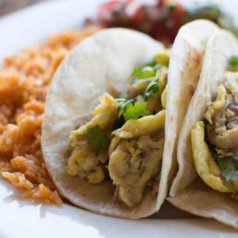 Carnitas Breakfast Tacos