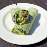 vegan avocado wrap