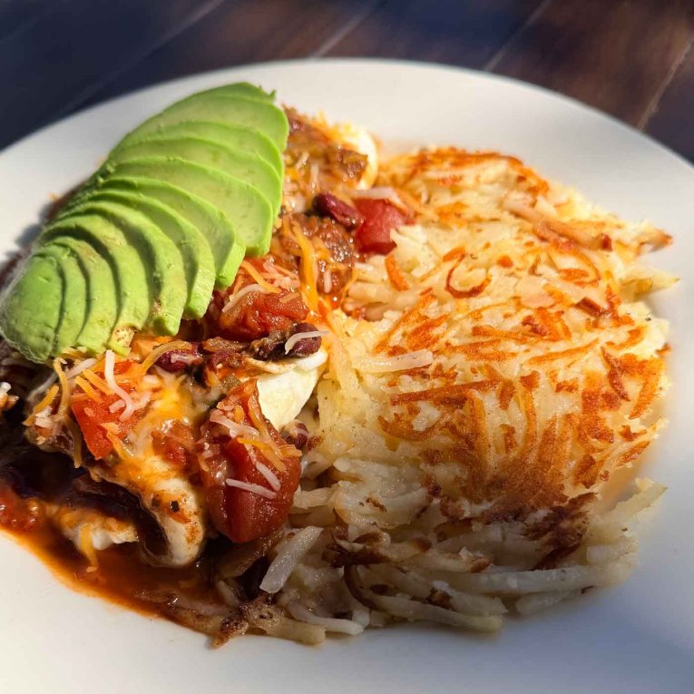 Veggie Chili Omelette